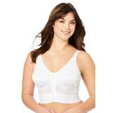 Plus Size Women's Mastectomy Choice Plus Longline Bra by Jodee in White (Size 34 B)