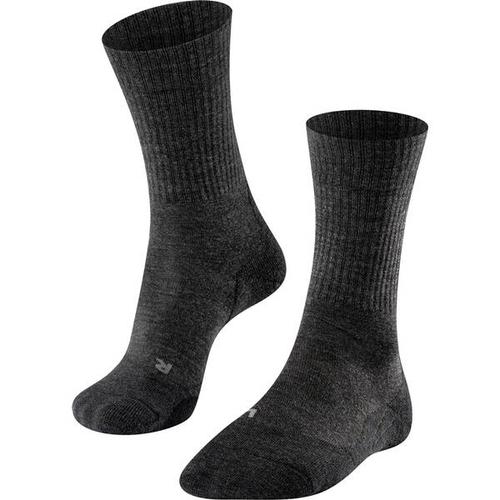 FALKE TK2 Wool Damen Socken, Größe 37-38 in Grau