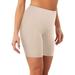 Maidenform Women's Cover Your Bases Thigh Slimmer Slip Short (Size XL) Nude 1 Transparent, Cotton,Nylon,Spandex