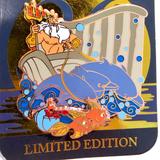 Disney Other | Limited Edition: Disney Aladdin Pin | Color: Blue/Orange | Size: Os