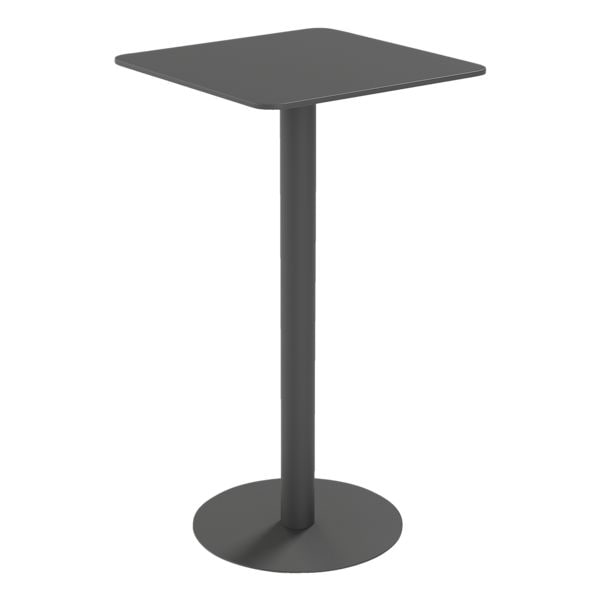 meet Gartentisch »Cross« quadratisch 60 x 60 x 110 cm schwarz, 110x60 cm