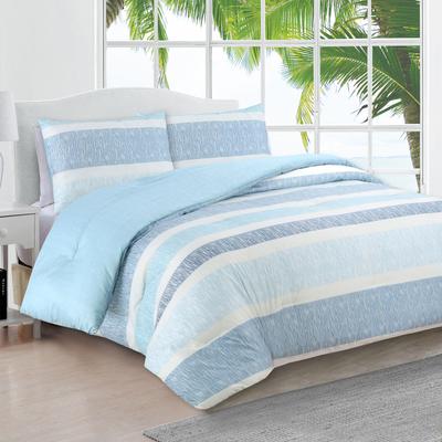 Estate Collection Delray Comforter by American Home Fashion in Blue (Size KING)
