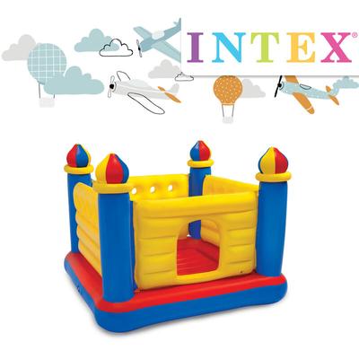 Intex - Riesen Hüpfburg Spiel Springburg 175x175x135cm