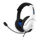 PDP Gaming LVL50 Wired Headset with Mic for Playstation, PS4, PS5 - PC, iPad, Mac, Compatible - Noise Cancelling Microphone, Lightweight, Soft Comfort Over Ear Headphones - White