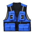 Lixada Outdoor Fishing Waistcoat Sleeveless Mesh Fishing Jacket Multi-pockets Breathable Photography Fishing Climbing Vest for Men