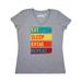 Inktastic Kayaking Eat Sleep Kayak Repeat Adult Women's V-Neck T-Shirt Female