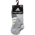 adidas Women's Cushioned Variegated No Show Socks 3 Pack