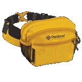 Outdoor Products Echo Waist Pack, Regular, Polyester, Unisex, Yellow