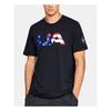 UNDER ARMOUR Mens Black Logo Graphic Short Sleeve Classic T-Shirt M