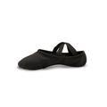 Danshuz Little Girls Black Canvas Split Sole Ballet Shoes