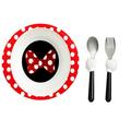 The First Years Disney Minnie Mouse Toddler Mealtime Set Includes Bowl, Fork, and Spoon - 3 Pieces