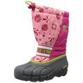 Sorel Youth Cub Graphic 13 Winter Boot, Coral Pink/Green Tea, 6 M US Big Kid