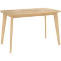 Table rectangulaire Oman 4 personnes en bois clair 120 cm - Marron Clair