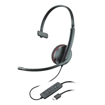 Headset »Blackwire C3210« monaural USB-C schwarz schwarz, Plantronics