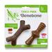 Stick/Zaggler Dog Chew Toys, X-Small, Pack of 2, Brown