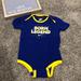 Nike One Pieces | Nike Born Legend Onesie 9-12 Months | Color: Blue/Yellow | Size: 9-12mb