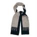 Anthropologie Accessories | Donni Charm Layered Plaid Scarf New With Tag | Color: Gray/Green | Size: Os
