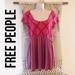 Free People Tops | Free People Rose Pink Empire Waist Babydoll Top | Color: Pink | Size: M