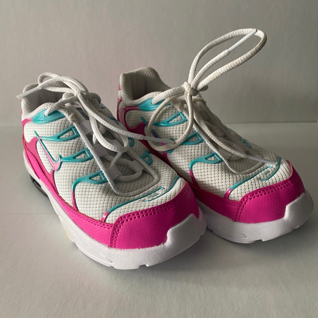 Nike Shoes | Kids Nike Max Air Girls Shoes | Color: Blue/Pink | Size: 9g