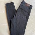 Madewell Jeans | Madewell Black Gray High Riser Skinny Jeans 26 | Color: Black/Gray | Size: 26