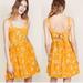 Madewell Dresses | Madewell Silk Fleur Bow-Back Dress | Color: Yellow | Size: 2