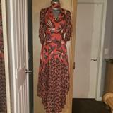 Free People Dresses | Free People High Low Maxi Dress | Color: Brown/Orange | Size: S