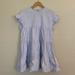 Zara Dresses | Babydoll Dress With Faux Pearl Embellishments | Color: Blue/White | Size: M