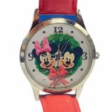 Disney Accessories | Minnie Mickey Mouse Watch Valentines Disney Japan | Color: Red/White | Size: Os