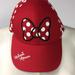 Disney Accessories | Minnie Mouse Hat Polka Dot Bow | Color: Red/White | Size: Os