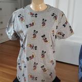 Disney Tops | Disney Store Mickey Mouse T Shirt | Color: Gray/Red | Size: S