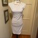 Athleta Dresses | Hp Like New Athleta Care Free Tee Dress | Color: Gray/White | Size: S