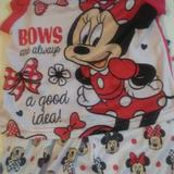 Disney Pajamas | Disney Junior Minnie Mouse 2 Piece Sleepwear | Color: Red/White | Size: 12mb