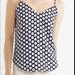 J. Crew Tops | Jcrew Navy White Polka Dot Spaghetti Tank Size 00 | Color: Blue | Size: 00