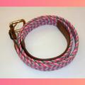J. Crew Accessories | J. Crew Woman's Knit Belt | Color: Brown/Pink | Size: Os