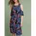 Anthropologie Dresses | Anthropologie Maeve Elia Open Shoulder Dress | Color: Blue/Pink | Size: 8