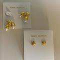 Tory Burch Jewelry | Beautiful Tory Burch Pearl Earrings | Color: Gold/Yellow | Size: Os