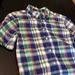 Ralph Lauren Shirts & Tops | Boys Sz L Ralph Lauren Plaid Short-Sleeve Shirt | Color: Blue/Green | Size: 14b