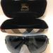 Burberry Other | Burberry Sunglasses With Case | Color: Black/Silver | Size: Os