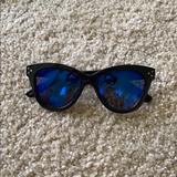 Urban Outfitters Accessories | Bogo New Uo Blue Mirrored Cat Eye | Color: Black/Blue | Size: Os