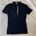 Burberry Tops | Burberry Brit Polo Tee | Color: Black | Size: Xs
