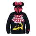 Disney Shirts & Tops | Disney Authentic Minnie Mouse Body Pullover Hoodie | Color: Black/Red | Size: Xxlg