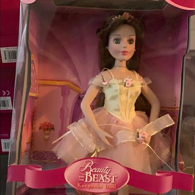 Disney Toys | Disney Beauty And The Beast Keepsakes Doll | Color: Pink/Yellow | Size: Osg