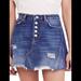 Free People Jeans | Free People Distressed Denim Skirt Nwt!! | Color: Blue | Size: 27