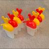 Disney Kitchen | Disney Mickey Mouse Popsicle Molds! | Color: Red/Yellow | Size: Os