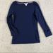 Lilly Pulitzer Tops | Lilly Pulitzer Navy Boatneck Gold Detail Top M | Color: Blue/Gold | Size: M