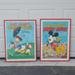 Disney Wall Decor | Micky Mouse And Donald Duck Gallery Art | Color: Red/White | Size: 18x24