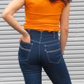 Levi's Jeans | Blue Tab Vintage Levi Jeans With Yellow Contrast | Color: Blue/Yellow | Size: 29