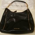 Michael Kors Accessories | Michael Kors Black Leather Purse | Color: Black | Size: Os