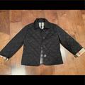 Burberry Jackets & Coats | Burberry Quilted Black Jacket Girls Size 4y | Color: Black | Size: 4g