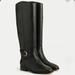 J. Crew Shoes | J.Crew Classic Leather Riding Boots With Buckle-Ae952-Black-New | Color: Black | Size: 5.5